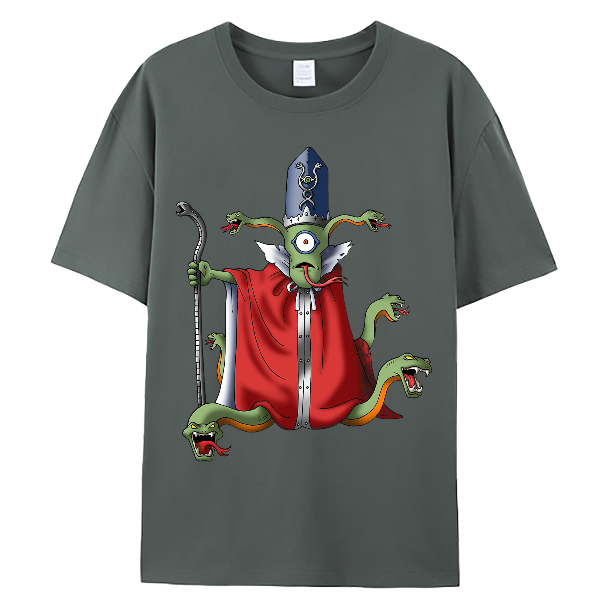 （画像用） ドラゴンクエスト Doragon Kuesuto Dragon Quest 綿100％ メンズ半袖Tシャツ｜肌触りやわらか＆通気性